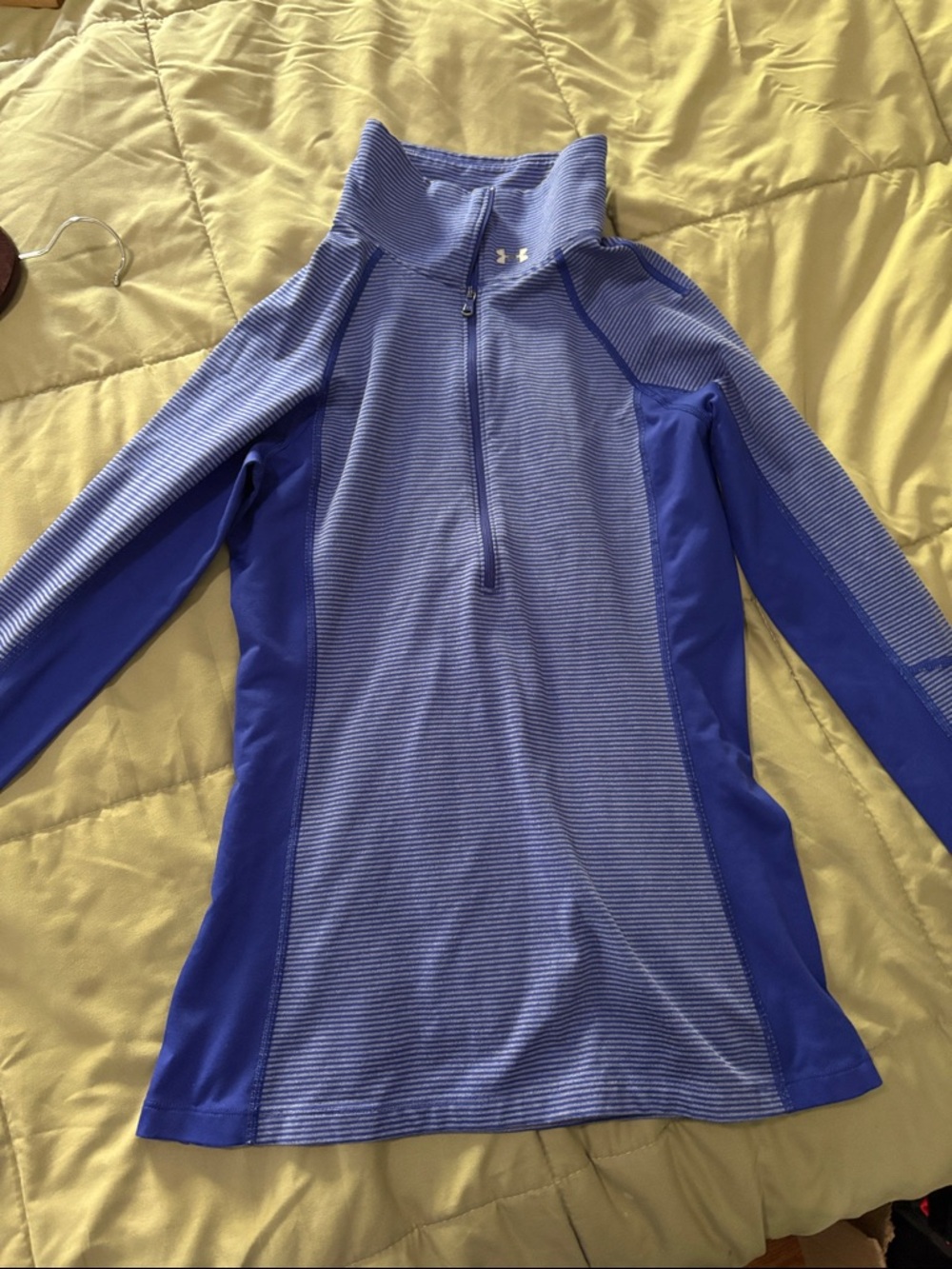 Under Armour Royal/Light Blue Quarter-Zip Performance Top